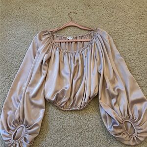 Elegant Cream Women's Top